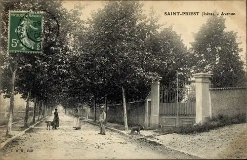 Ak Saint Priest Isere, Avenue