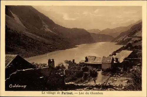 Ak Pariset Isere, Lac du Chambron