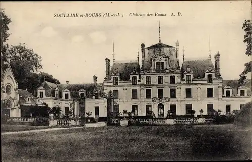Ak Soulaire et Bourg Maine et Loire, Chateau des Ruaux