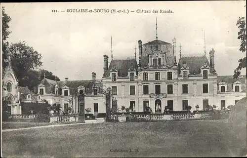 Ak Soulaire et Bourg Maine et Loire, Chateau des Ruaulx