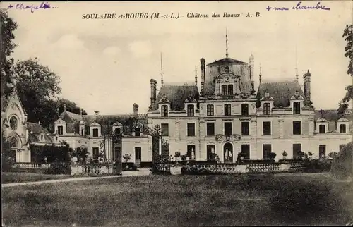 Ak Soulaire et Bourg Maine et Loire, Chateau des Ruaux