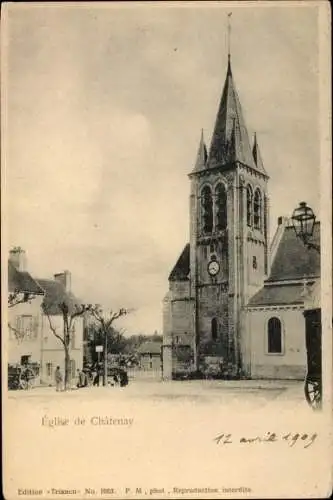 Ak Chatenay Hauts-de-Seine, L'Eglise