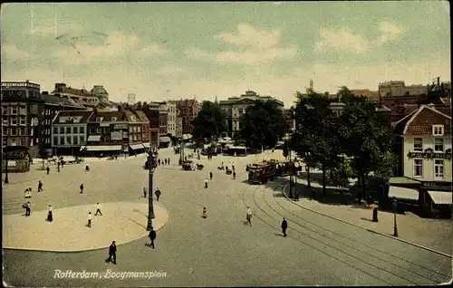 Ak Rotterdam Südholland Niederlande, Booymansplein