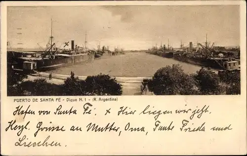 Ak Santa Fé Argentinien, Puerto