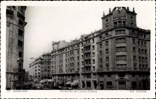 Ak Santander Kantabrien Spanien, Avenida de Calvo Sotelo