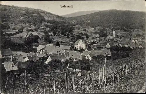 Ak Soultzmatt Sulzmatt Elsass, Panorama