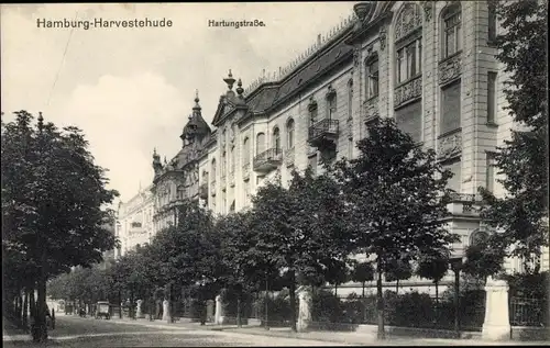 Ak Hamburg Eimsbüttel Harvestehude, Hartungsstraße