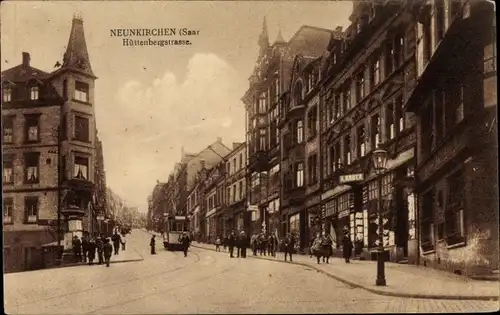 Ak Neunkirchen im Saarland, Hüttenberger Straße