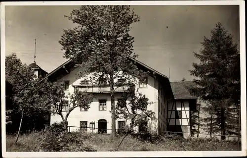 Ak Traunstein in Oberbayern, Alpenrestauration Hochberg