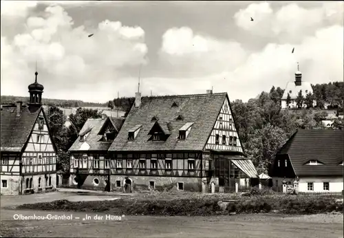 Ak Olbernhau im Erzgebirge, In der Hütte