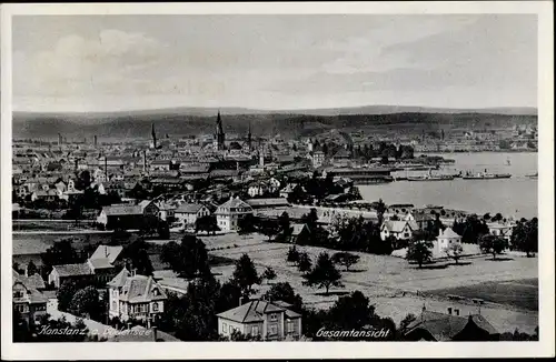 Ak Konstanz am Bodensee, Gesamtansicht