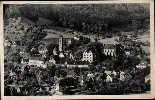 Ak Hirsau Calw in Baden Württemberg, Gesamtansicht aus der Vogelschau