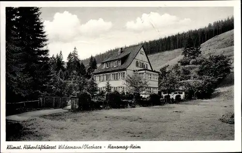 Ak Wildemann Clausthal Zellerfeld im Oberharz, Hanomagheim