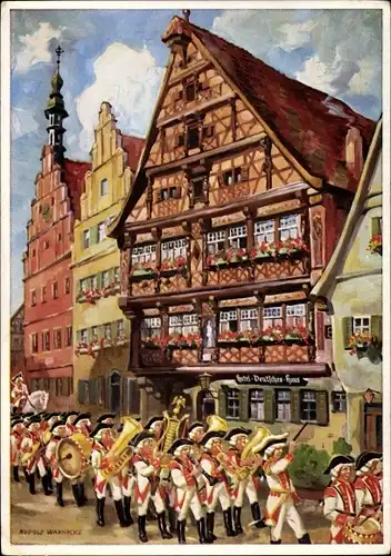 Künstler Ak Warnecke, Rudolf, Dinkelsbühl in Mittelfranken, Knabenkapelle