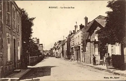 Ak Bonnat Creuse, La Grande Rue