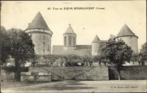 Ak Bourganeuf Creuse, Tour de Zizim