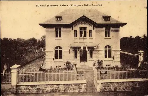 Ak Bonnat Creuse, Caisse d'Epargne, Bains Douches