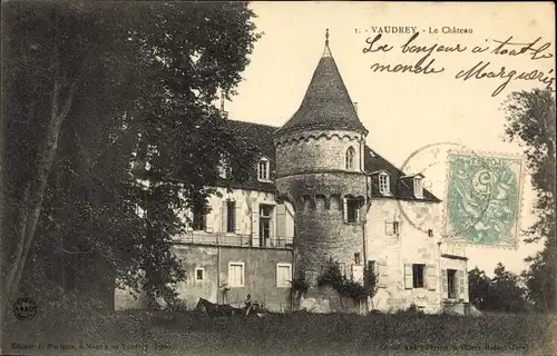 Ak Vaudrey Jura, Le Chateau