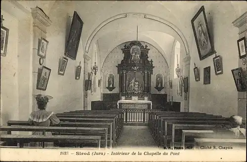 Ak Sirod Jura, Interieur de la Chapelle du Pont