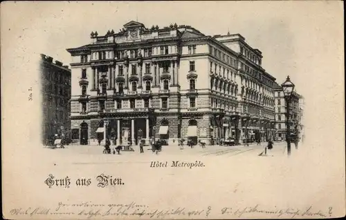 Ak Wien 1 Innere Stadt Österreich, Hotel Metropole