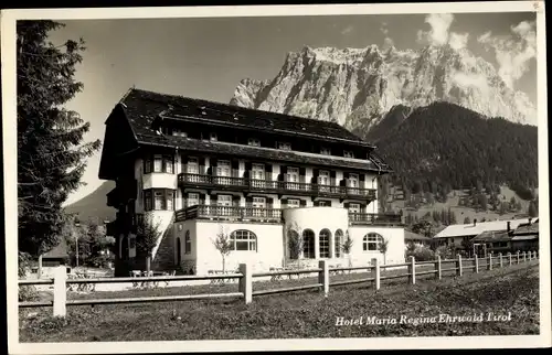Ak Ehrwald in Tirol, Hotel Maria Regina