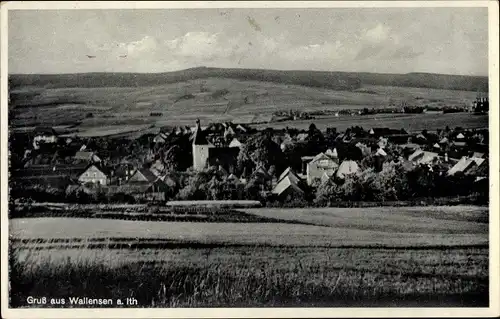 Ak Wallensen Salzhemmendorf Niedersachsen, Panorama, Kirche