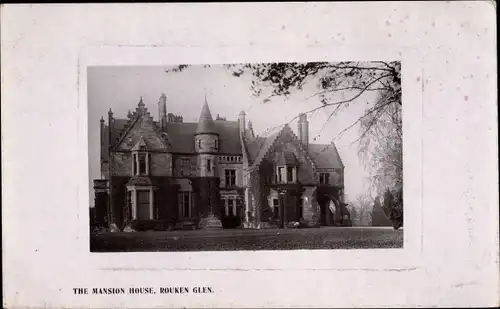 Ak Thornliebank Schottland, Rouken Glen Park, The Mansion House