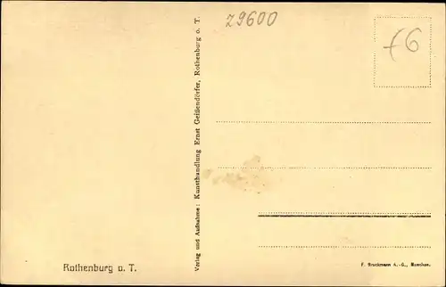 Ak Rothenburg ob der Tauber Mittelfranken, Hof im Hause der Herren von Staudt