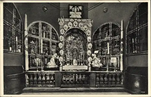 Ak Altötting in Oberbayern, Gnadenaltar der hl. Kapelle mit Gnadenbild