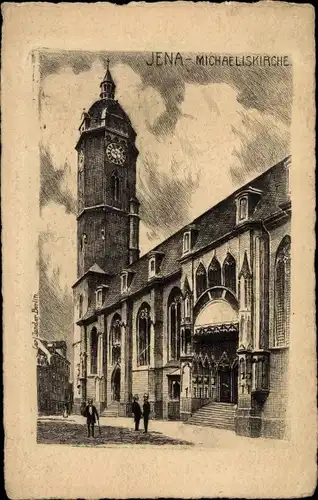Künstler Ak Jander, Carl, Jena in Thüringen, Michaeliskirche