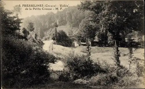 Ak Fresselines Creuse, Vallee de la Petite Creuse
