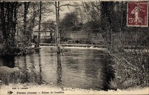 Ak Fursac Creuse, Ecluse de Gauliere