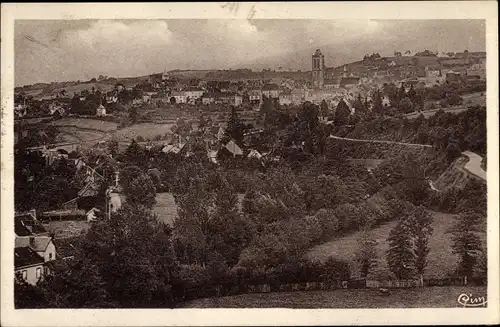 Ak Felletin Creuse, Vue Generale