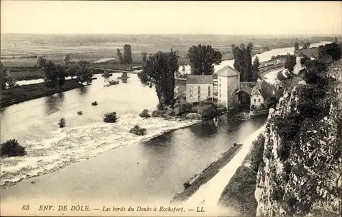 Ak Dole Jura, Les bords du Doubs a Rochefort