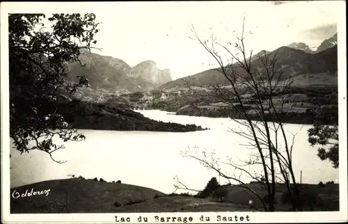 Ak Isere Frankreich, Lac du Barrage du Sautet