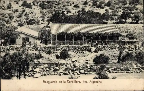 Ak La Cordillera Argentinien, Resguardo