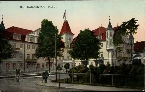 Leuchtfenster Ak Bad Rothenfelde am Teutoburger Wald, Kurhaus