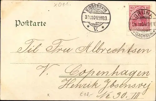 Ak Chemnitz in Sachsen, Königstraße