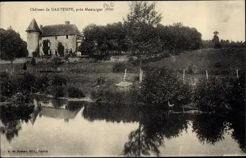 Ak Gartempe Creuse, Le Chateau