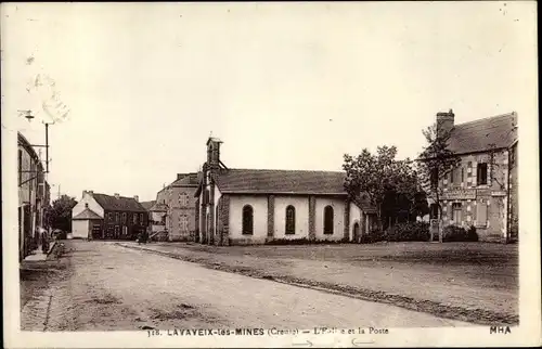 Ak Lavaveix les Mines Creuse, La Poste