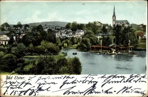 Ak Bad Elster im Vogtland, Teilansicht