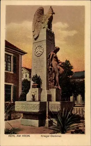 Ak Kehl am Rhein, Kriegerdenkmal