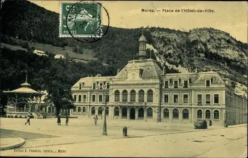 Ak Morez de Jura, Place de l'Hotel de Ville