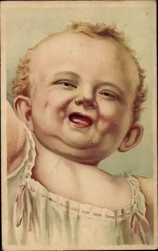 Künstler Ak Kinderportrait, Kleinkind