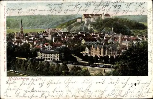 Ak Heidenheim an der Brenz, Blick auf den Ort