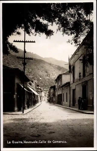 Ak La Guaira Venezuela, Calle de Comercio