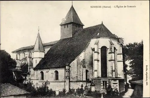 Ak Somsois Marne, L'Eglise