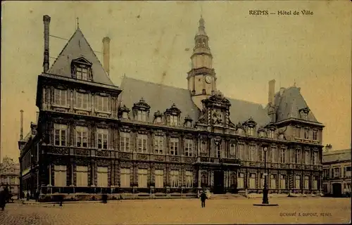 Ak Reims Marne, Hotel de Ville