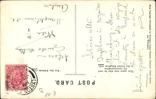 Ak Heddonsmouth South-West, Blick auf Hunters Inn