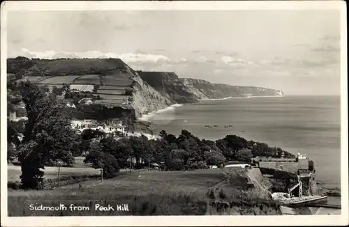 AK Sidmouth South West England, from Peak Hill